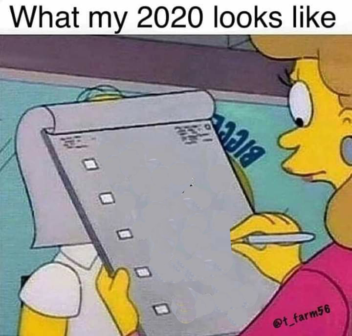 Simpsons Check List 2020 Meme Generator Imgflip