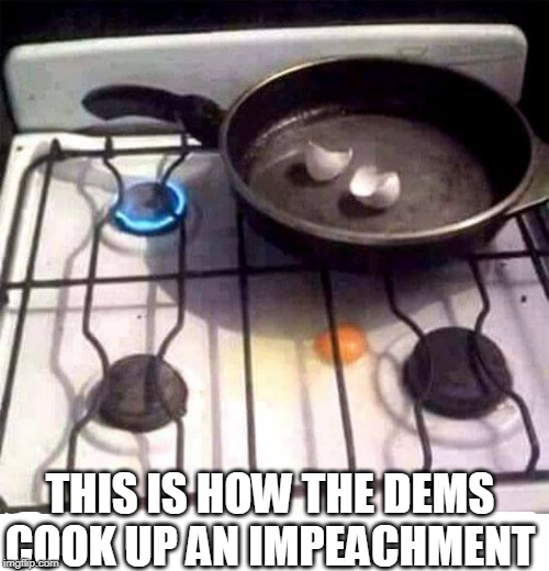 the dem party | THIS IS HOW THE DEMS COOK UP AN IMPEACHMENT | image tagged in the dem party | made w/ Imgflip meme maker