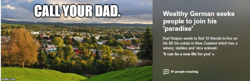 CALL YOUR DAD. | image tagged in cult,funny,weird | made w/ Imgflip meme maker