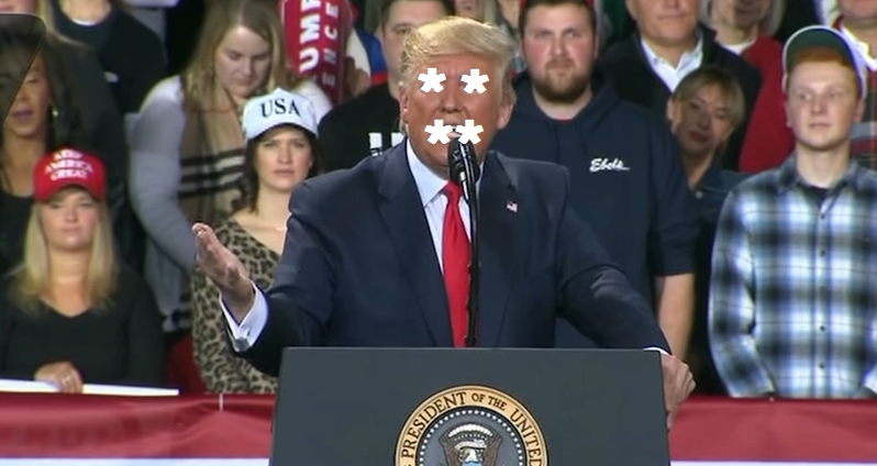 Comrade Asterisk Trump Blank Meme Template