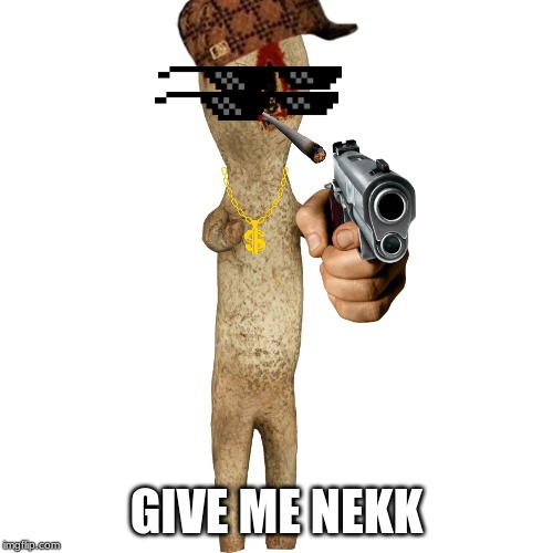 Scp 173 | GIVE ME NEKK | image tagged in scp 173 | made w/ Imgflip meme maker