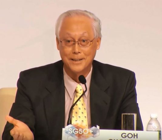 High Quality Singapore PAP senior emeritus minister goh chok tong Blank Meme Template