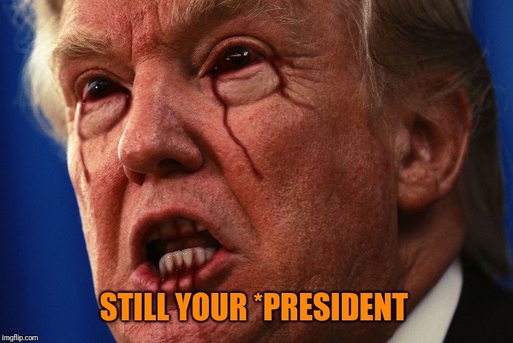 Lame Drumpf | STILL YOUR *PRESIDENT | image tagged in lame drumpf,trump impeachment,asterisk,45,3,nancy pelosi | made w/ Imgflip meme maker