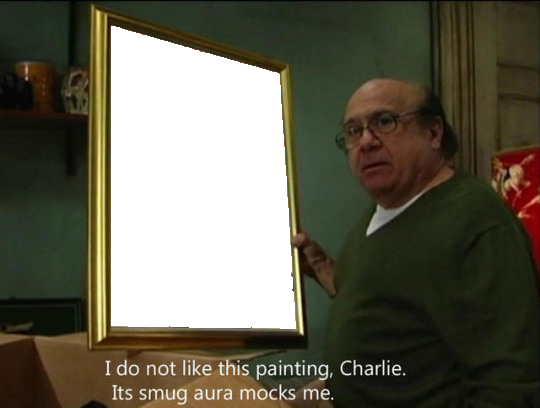 I do not like this painting Blank Meme Template