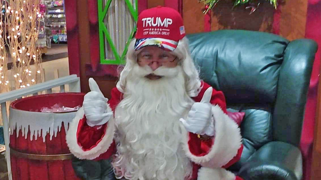 High Quality MAGA SANTA Blank Meme Template