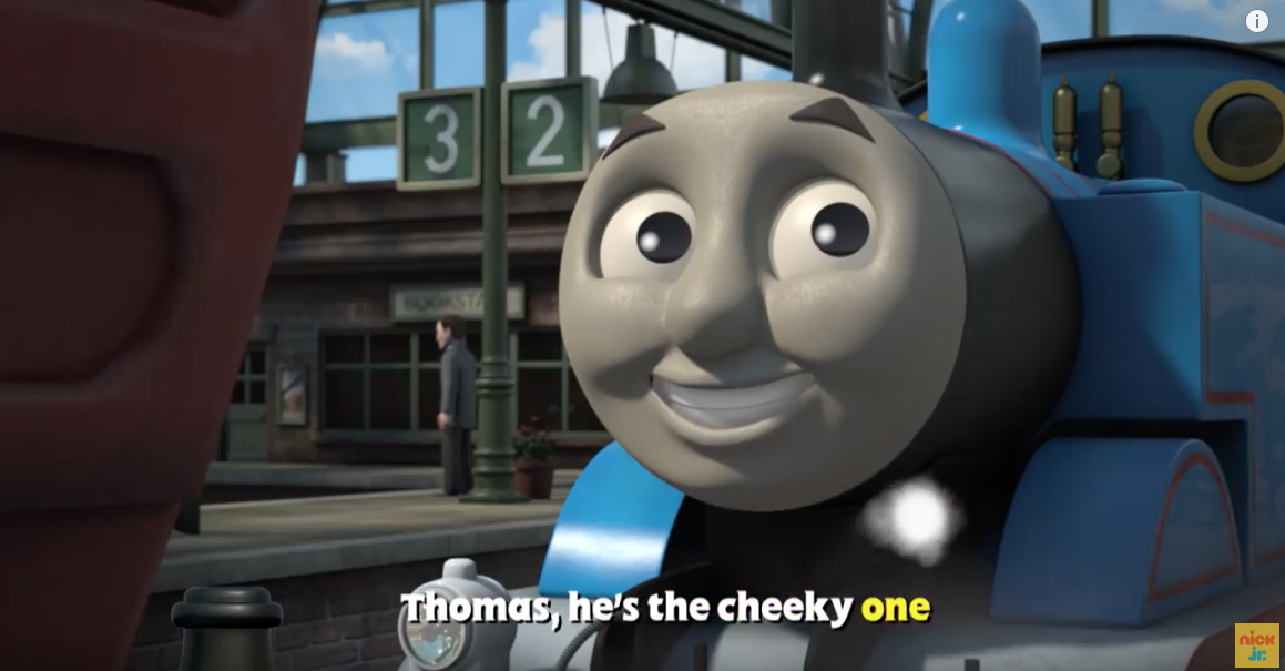 Thomas the Cheeky One Blank Meme Template