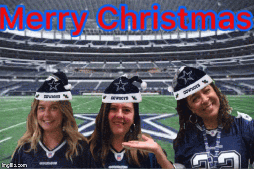 Dallas Cowboys Christmas | image tagged in gifs,dallas cowboys | made w/ Imgflip images-to-gif maker