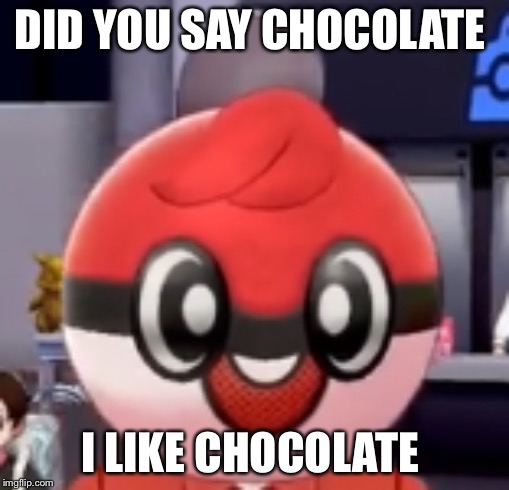 Ball guy | DID YOU SAY CHOCOLATE; I LIKE CHOCOLATE | image tagged in ball guy | made w/ Imgflip meme maker