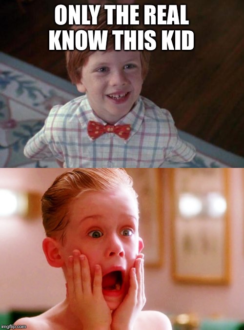 Problem Child vs Home Alone | ONLY THE REAL KNOW THIS KID | image tagged in problem child,home alone | made w/ Imgflip meme maker