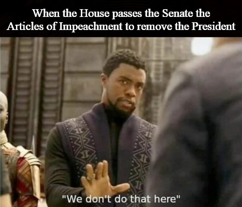 Blank Panther No Impeachment Blank Meme Template