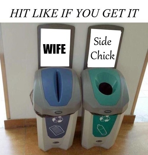 Wife and Sidechick Blank Meme Template