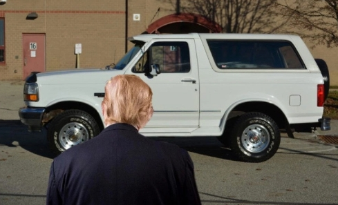 High Quality Trump and Oj bronco Blank Meme Template