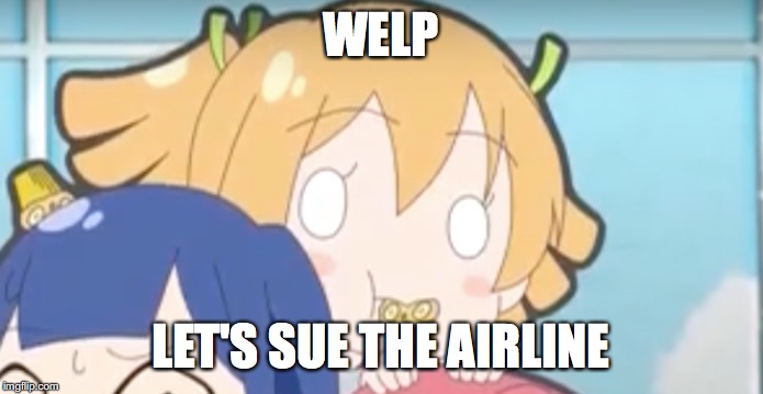 WELP LET'S SUE THE AIRLINE | made w/ Imgflip meme maker