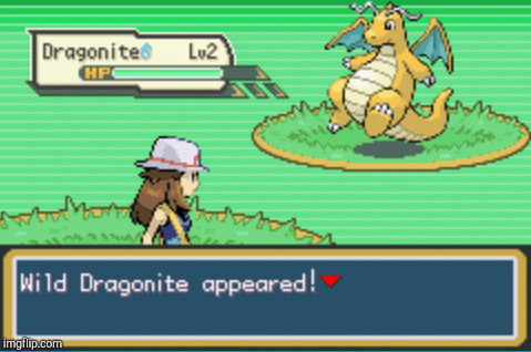 Level 2 Dragonite | image tagged in gifs,pokemon,gaming | made w/ Imgflip images-to-gif maker