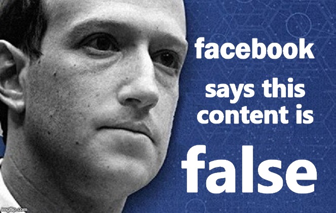 ZUCKERWHORE | facebook; says this content is; false | image tagged in facebook problems,lies,mark zuckerberg,agenda,corruption,and thats a fact | made w/ Imgflip meme maker
