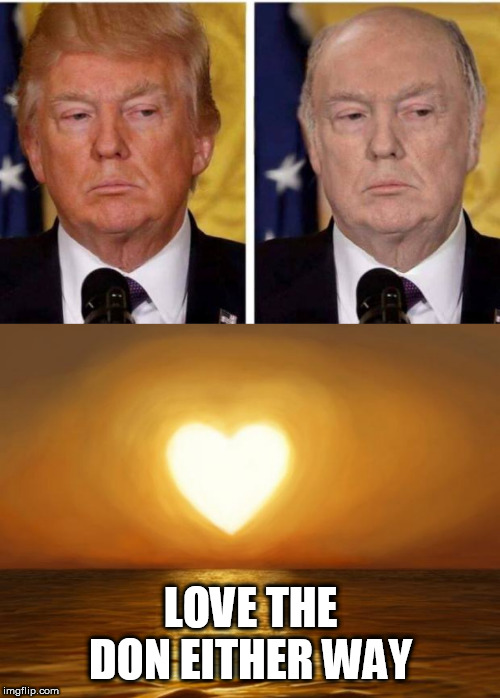 Image tagged in love,trump - Imgflip