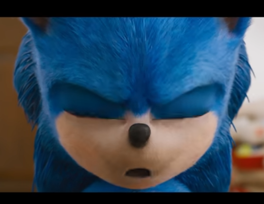New Movie Sonic frustrated Blank Meme Template
