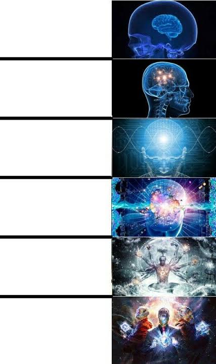 Expanding Brain Blank Meme Template