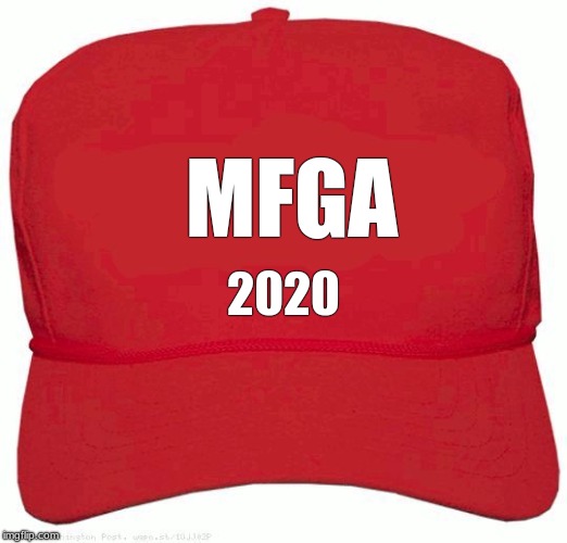 Red Hat | MFGA; 2020 | image tagged in red hat | made w/ Imgflip meme maker