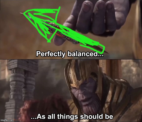 Thanos perfectly balanced as all things should be | image tagged in thanos perfectly balanced as all things should be | made w/ Imgflip meme maker