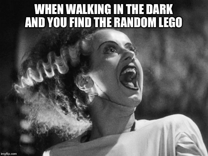 Ow! | WHEN WALKING IN THE DARK AND YOU FIND THE RANDOM LEGO | image tagged in memes | made w/ Imgflip meme maker