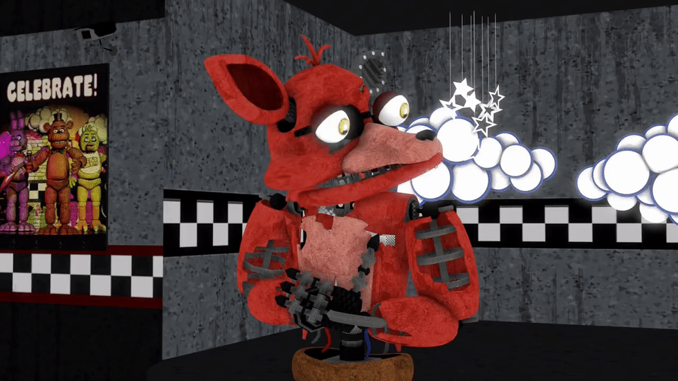 Withered Foxy remake. Art request by: Foxy_The_Pirate_Fox200 - Imgflip