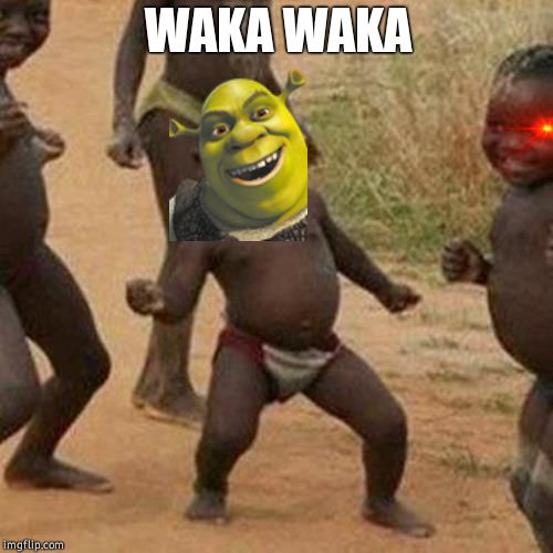 Third World Success Kid Meme | WAKA WAKA | image tagged in memes,third world success kid | made w/ Imgflip meme maker