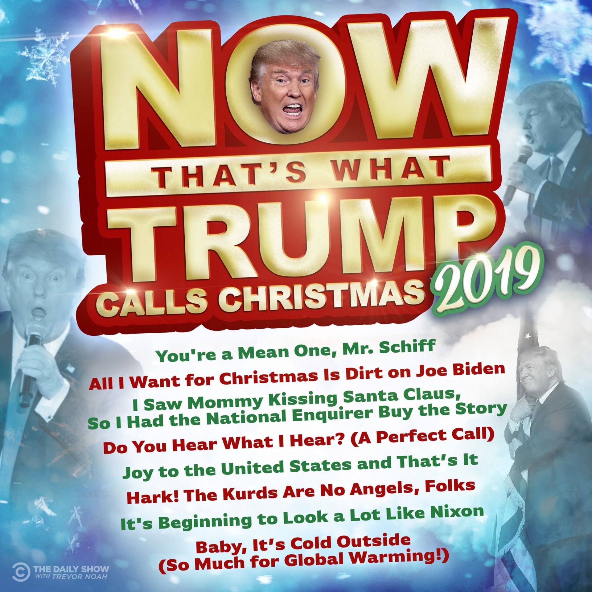 Trump Christmas songs Blank Meme Template