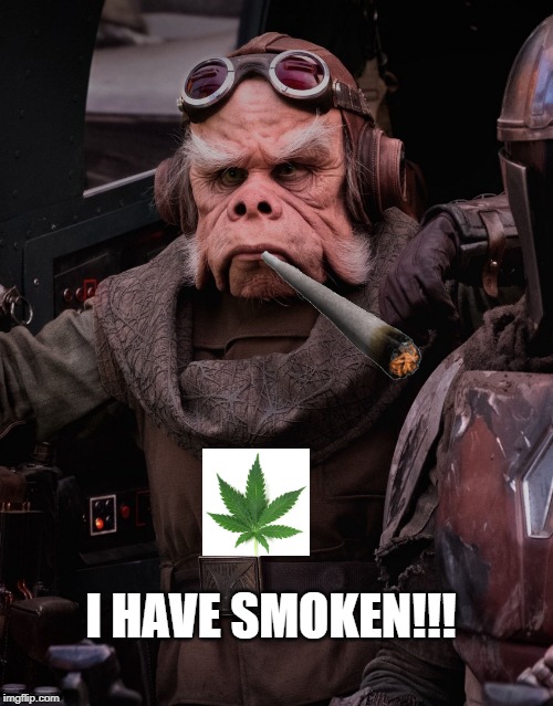 Knew He Was a Pothead | I HAVE SMOKEN!!! | image tagged in i have spoken | made w/ Imgflip meme maker