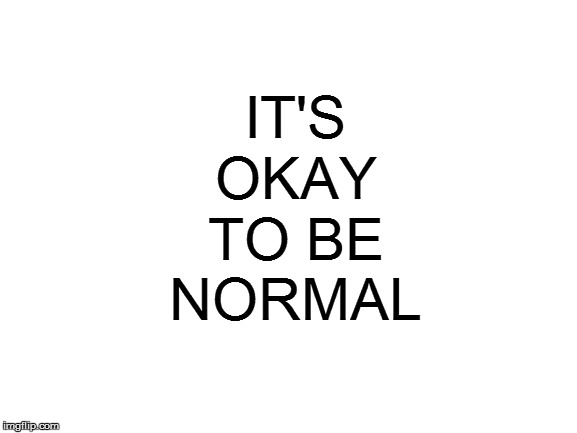 This is not a hate crime | IT'S OKAY TO BE NORMAL | image tagged in blank white template,memes,politics,it's okay | made w/ Imgflip meme maker