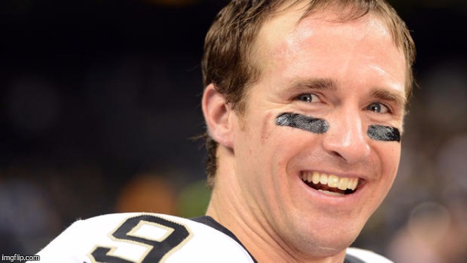 Drew Brees White Guy Smile | image tagged in drew brees white guy smile | made w/ Imgflip meme maker