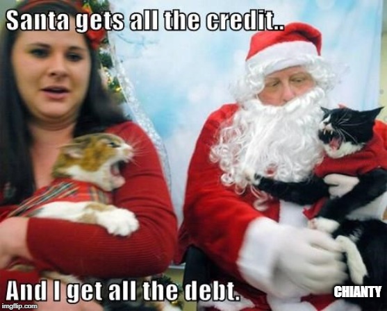 Santa | CHIANTY | image tagged in debt | made w/ Imgflip meme maker