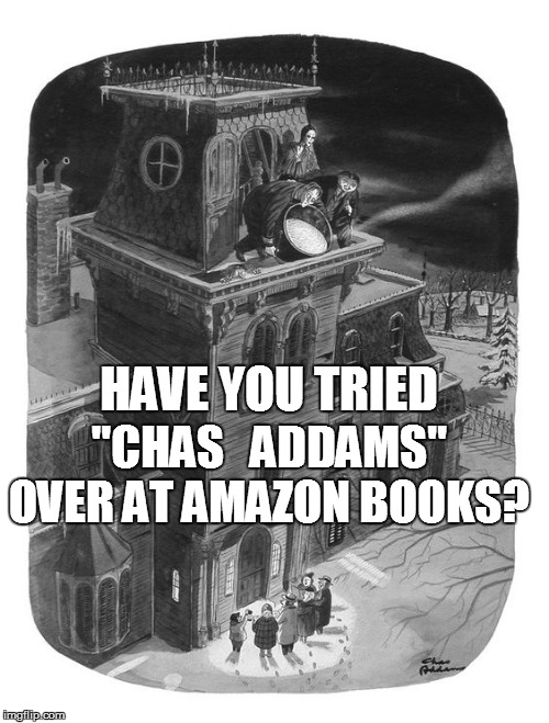 HAVE YOU TRIED ''CHAS   ADDAMS'' OVER AT AMAZON BOOKS? | made w/ Imgflip meme maker