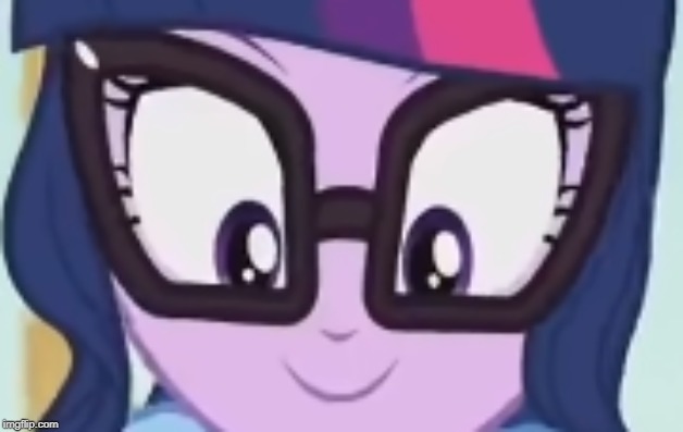 Slightly disturbed twilight template | image tagged in equestria girls | made w/ Imgflip meme maker