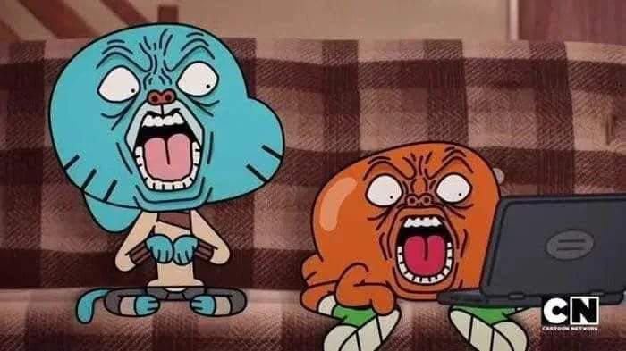 High Quality Mortified Gumball Blank Meme Template