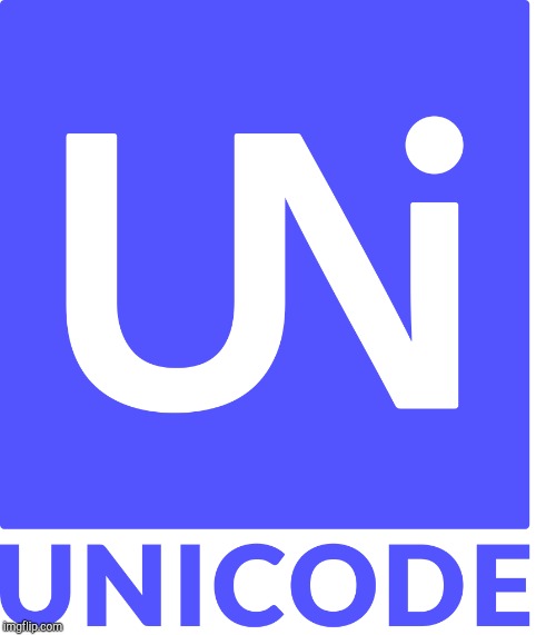 Unicode Logo | image tagged in unicode logo | made w/ Imgflip meme maker