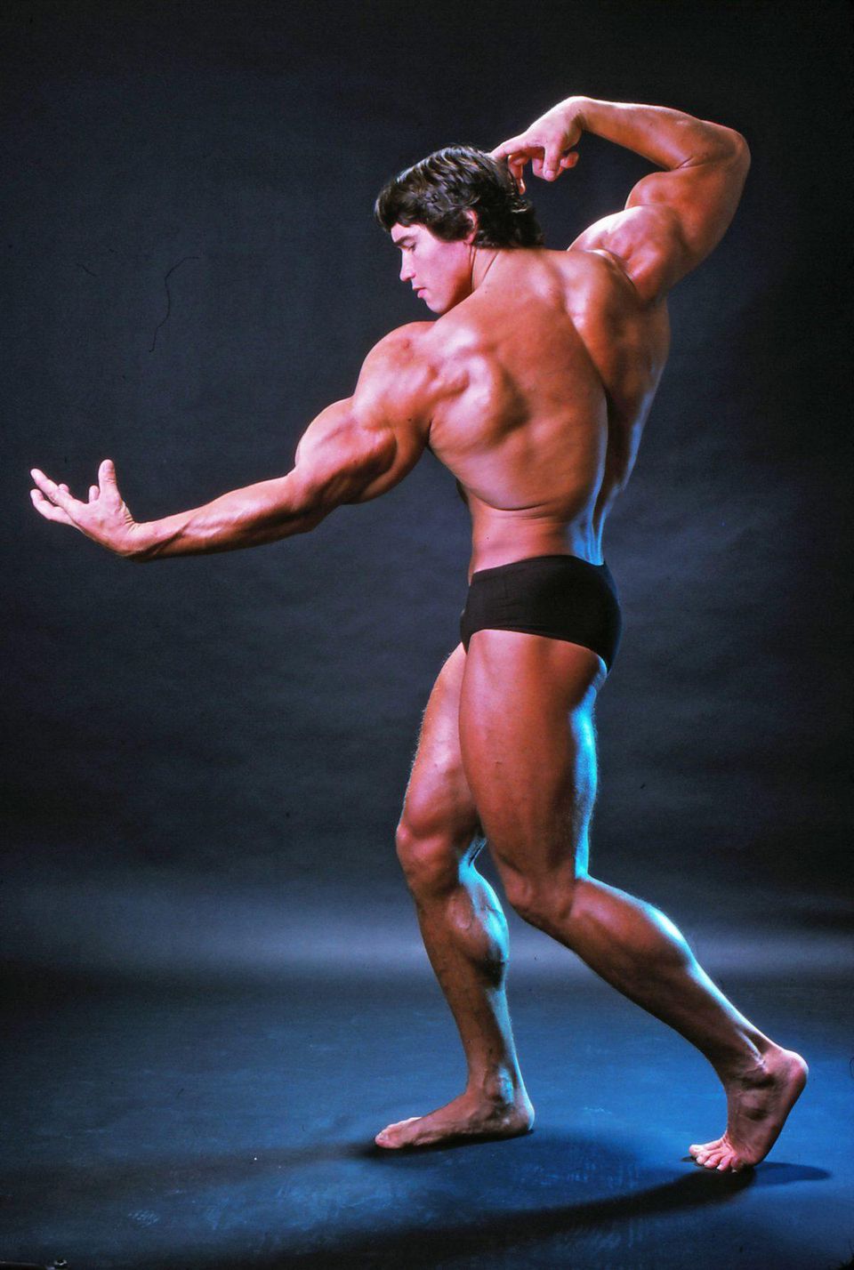 Arnold bodybuilder Blank Meme Template