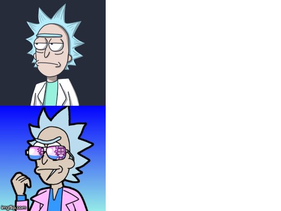 80's Rick Blank Meme Template