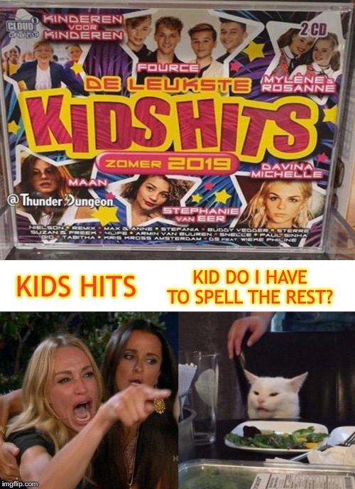 Either way, I’ll pass. | KID DO I HAVE TO SPELL THE REST? KIDS HITS | image tagged in memes,woman yelling at cat,kids,candy,funny | made w/ Imgflip meme maker