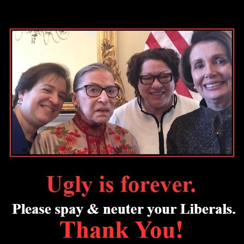 Ugly is forever. Please spay & neuter your liberals | Thank You! | image tagged in ugly is forever,spay and neuter your liberals,triggered feminist,triggered liberal,triggering liberals,fugly | made w/ Imgflip meme maker
