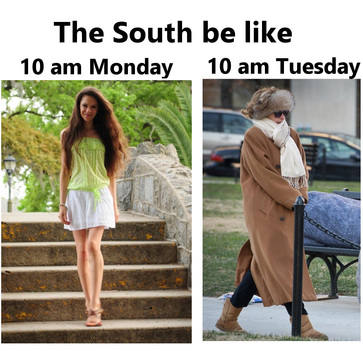 Southern Weather Blank Meme Template