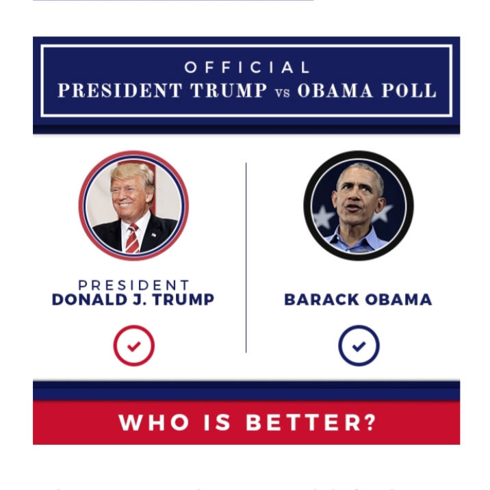 Trump vs.Obama Blank Meme Template