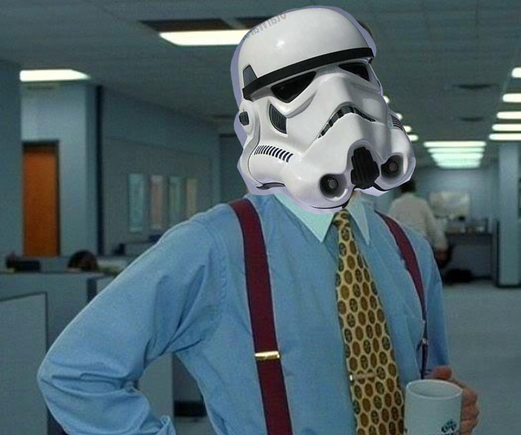 High Quality Stormtrooper that’d be great Blank Meme Template