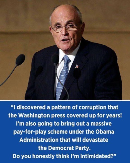 Here's the REAL REASON Democrats are scared to death of Trump | image tagged in rudy giuliani,go rudy,crooked hillary,democrat corruption,government corruption,reckoning | made w/ Imgflip meme maker