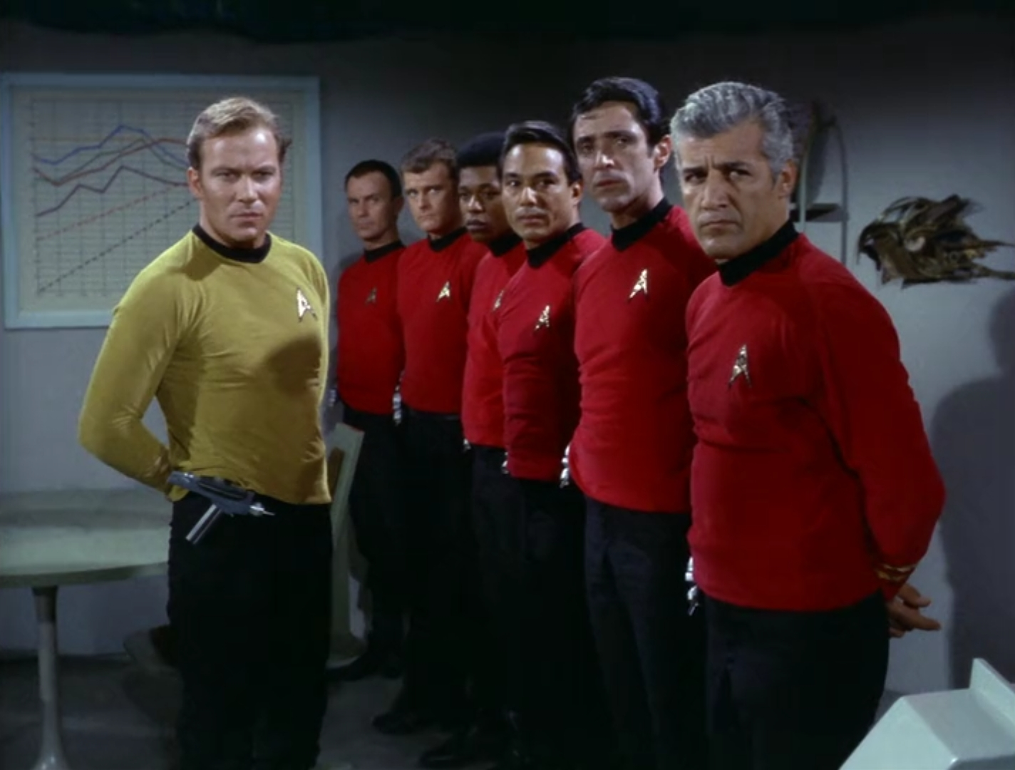 High Quality Star Trek redshirts Blank Meme Template
