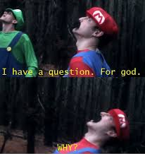 High Quality I have a question for god Blank Meme Template