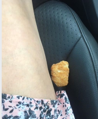 When a chicken nugget falls randomly through your sunroof Blank Meme Template