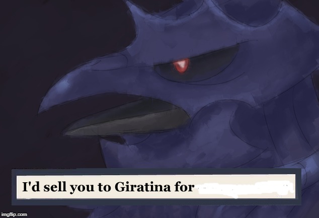 Soul seller Corviknight Blank Meme Template