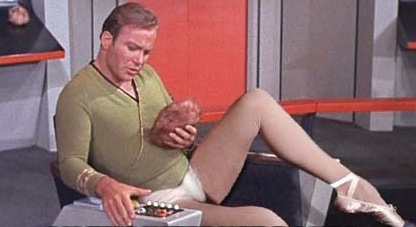 Kirk bare legs and ham Blank Meme Template