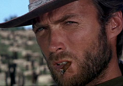 Clint Eastwood close up Blank Meme Template